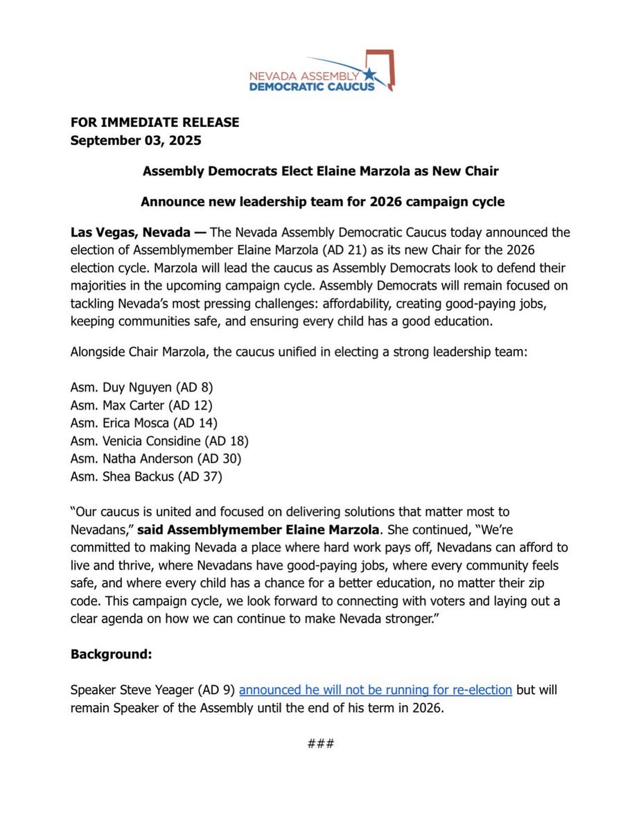 Assembly Democrats tweet media