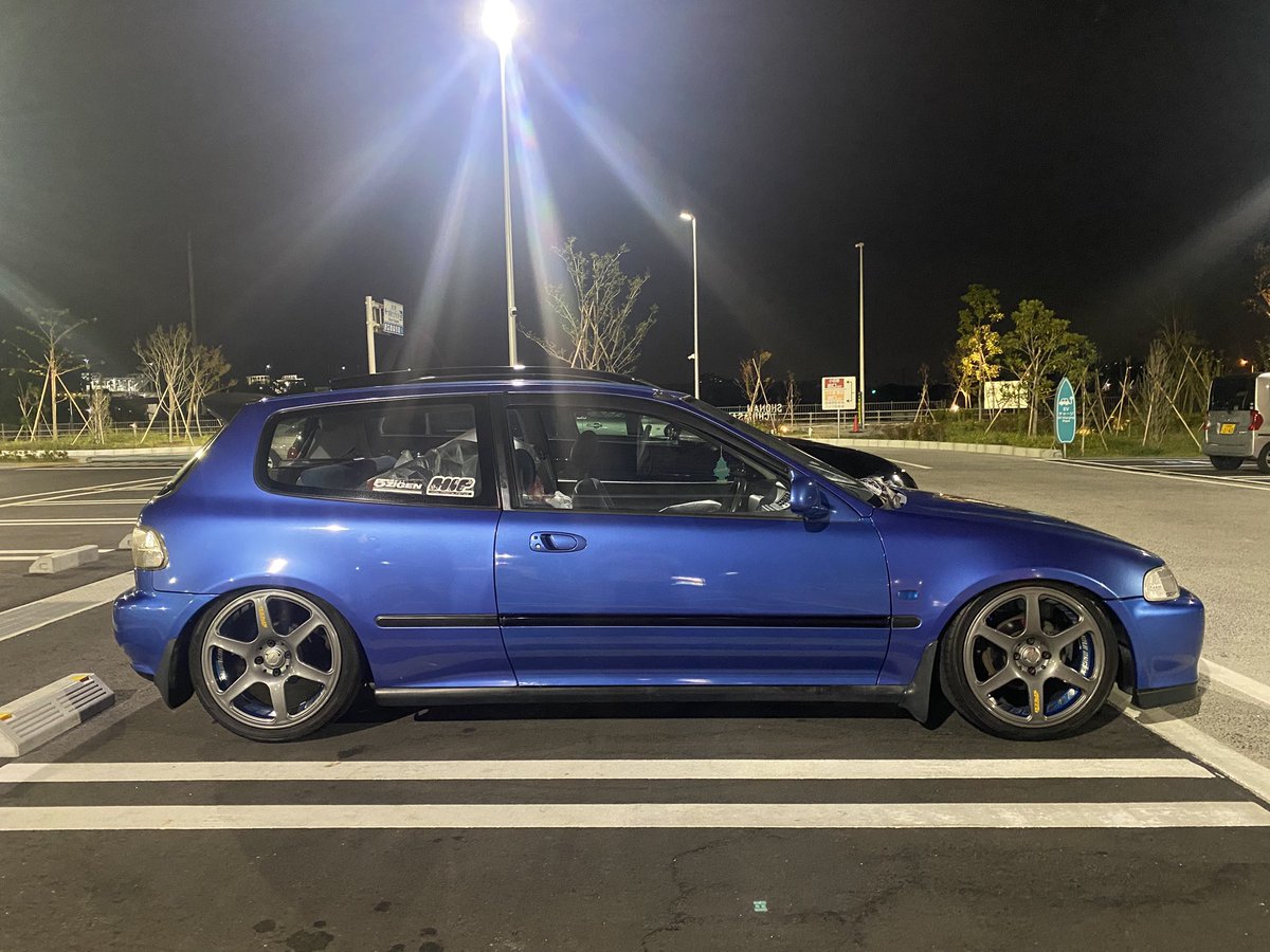 Hachi_EG4's tweet photo. VOLK RACING DAYTONA SPEED
履きたかったホイールなので満足😊 https://t.co/eZoumf8COv