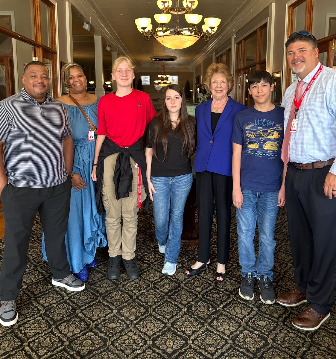 Thank you Mrs. Manning for joining our students for lunch and recognizing their accomplishments 
#WildcatWay