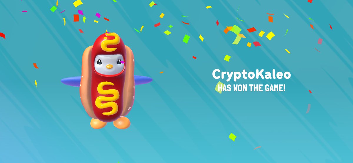 Pudgy Party에서 상위권을 기록한 CryptoKaleo의 스크린샷