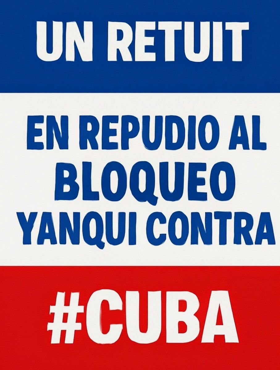 Veromaggi's tweet photo. @Lamaga3080_2 Yo CONDENO EL CRIMINAL BLOQUEO DEL IMPERIO FASCISTA  US A CUBA Y SU PUEBLO ⬇️ https://t.co/MC10f102X1