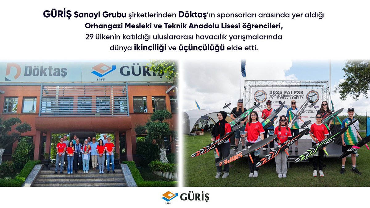 Kendini öğrencilerine vakfeden öğretmenleriniz ve istekli öğrencileriniz varsa 🇹🇷 çocuğunun dünyada yaşıtlarından farkı yok.

Orhangazi Mes.Tek.And.Lis. öğretmenlerimizi,öğrencilerimizi kalpten kutluyorum. 

Mesele gençlerimizin yaşayacağı iklimi sağlamak ve onları 🇹🇷’de tutmak.