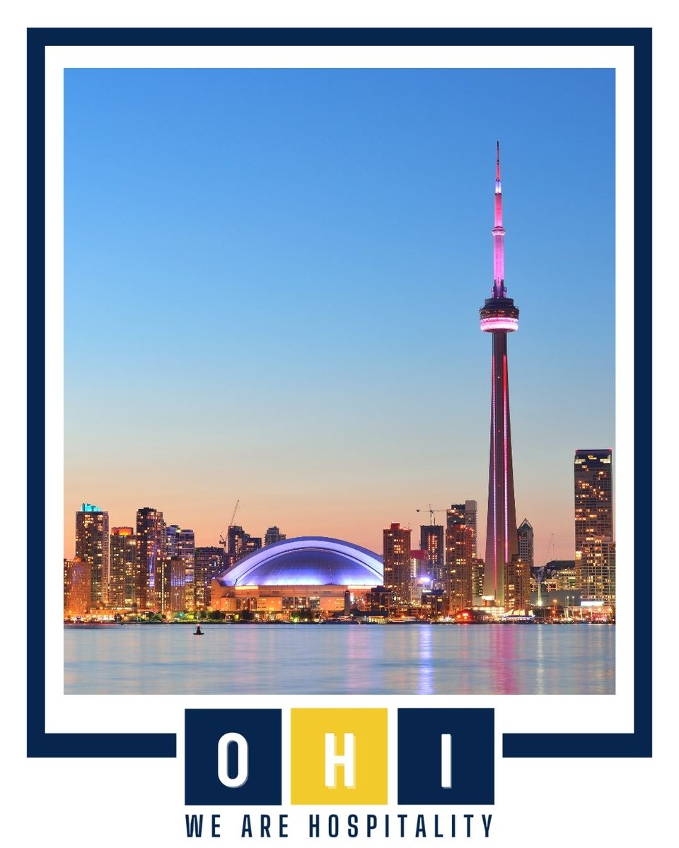 Toronto in the summer is a bustling city! A beautiful skyline, the high and mighty CN tower surrounded by stadiums, the city is full of life this time of year! What Toronto attraction have you seen this summer?   #hospitality #tourism #cafes #patios  #studentlearning #internships