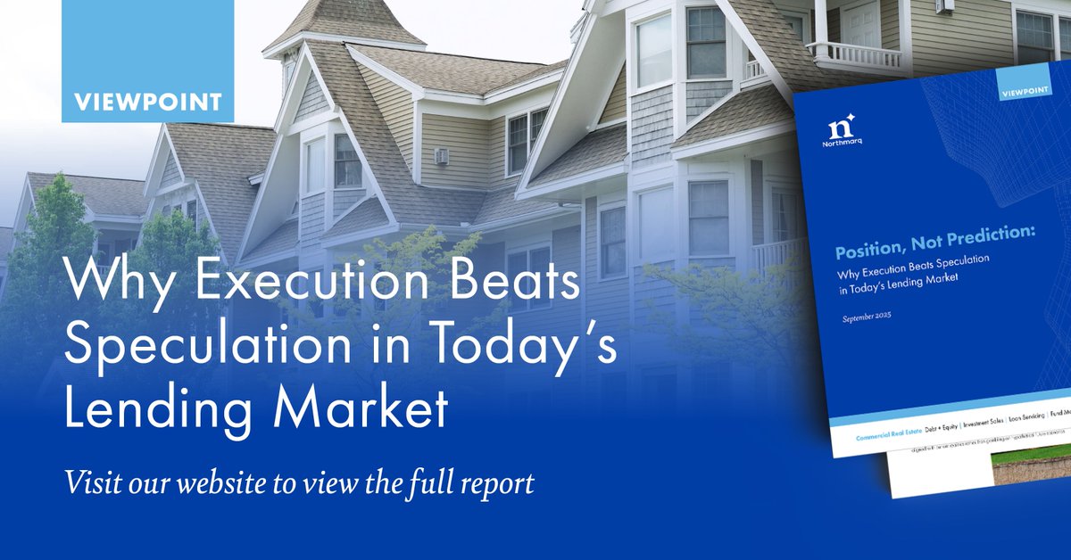Multifamily investors: the lending market is shifting fast. In our latest Viewpoint report, discover why acting now is crucial. #Northmarq #CRE Read more: ow.ly/qvpi50WQubf