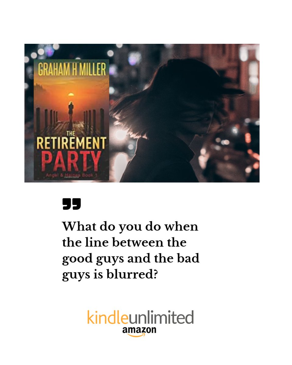 🕵️‍♀️The Retirement Party is book 1 of 4 of the Angel &amp; Haines mysteries set in fictional Wootenshire. Meet DC Emma Angel, new to CID and under the wing of DI Rob Haines. With a murderer at large, police corruption and county lines gangs, this is just Day One tinyurl.com/GHMTRP22