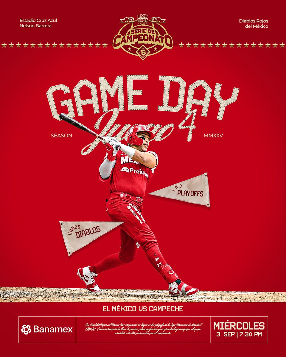 DiablosRojosMX's tweet image. ¡A GANAR! 🗣️

#ModoDiablo | @banamex