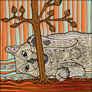 Coloringbookpro's tweet photo. Cats coloring page from our #Coloring book #relaxation pro #mobile #app was painted on September 3rd 2025 16:49:19. Download app here: https://t.co/FYhcyqEfel https://t.co/i3WK8o8ST6