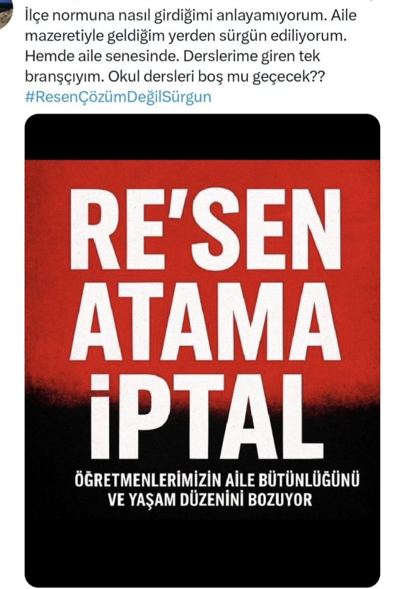 #ReseneİptalAileyeHuzur