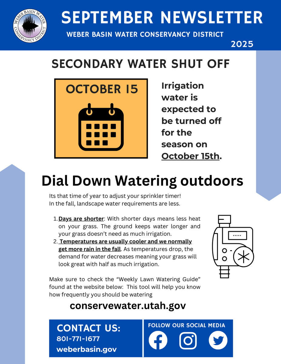 Weber Basin Water tweet media