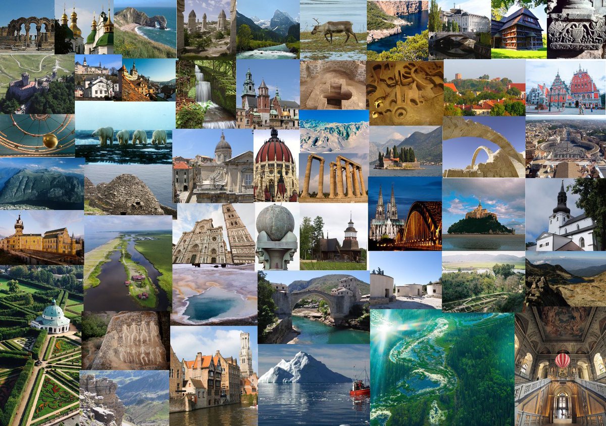 المواقع المسجلة في اليونسكو تبلغ اليوم 1,223 موقعًا في 168 دولة

🇮🇹 إيطاليا تتصدر ب 61 
🇨🇳 الصين 60
🇩🇪المانيا 55
🇫🇷 فرنسا 54
🇪🇸 إسبانيا 50
🇮🇳 الهند 44
🇲🇽 المكسيك 36

عربياً 
تتصدر المغرب 🇲🇦 ب ٩ 
تليها السعودية 🇸🇦 ب ٨ 
ثم تونس ومصر والجزائر ب ٧ مواقع لكل منهم