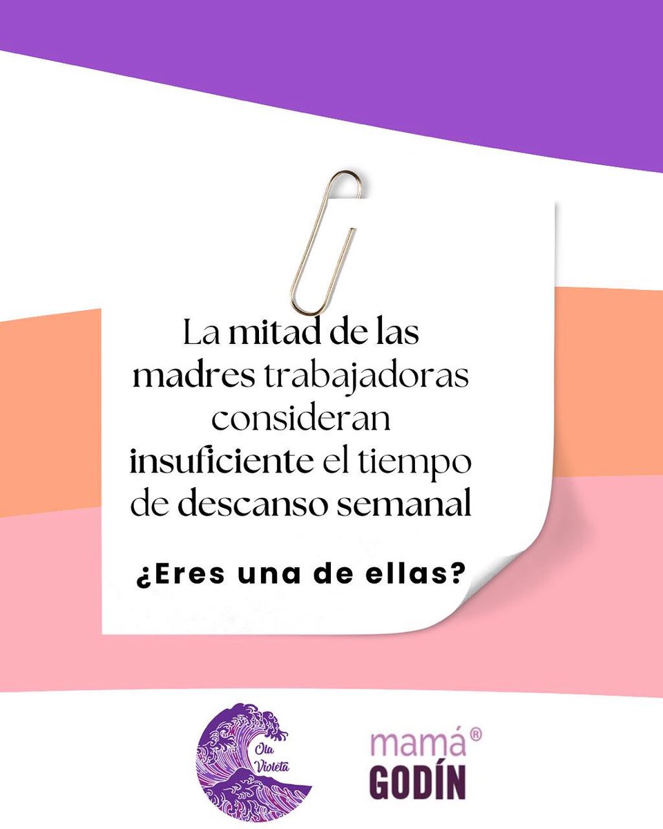 Si eres #mamá y trabajas fuera de casa, sabes que salir del trabajo no significa descanso sino llegar a cuidar, tareas y preparar el siguiente día, ¿estás de acuerdo? Analizamos esta sobrecarga en nuestro reporte mensual con <a href="/Mama_Godin/">Mamá Godín®</a>, ya disponible en olavioleta.mx