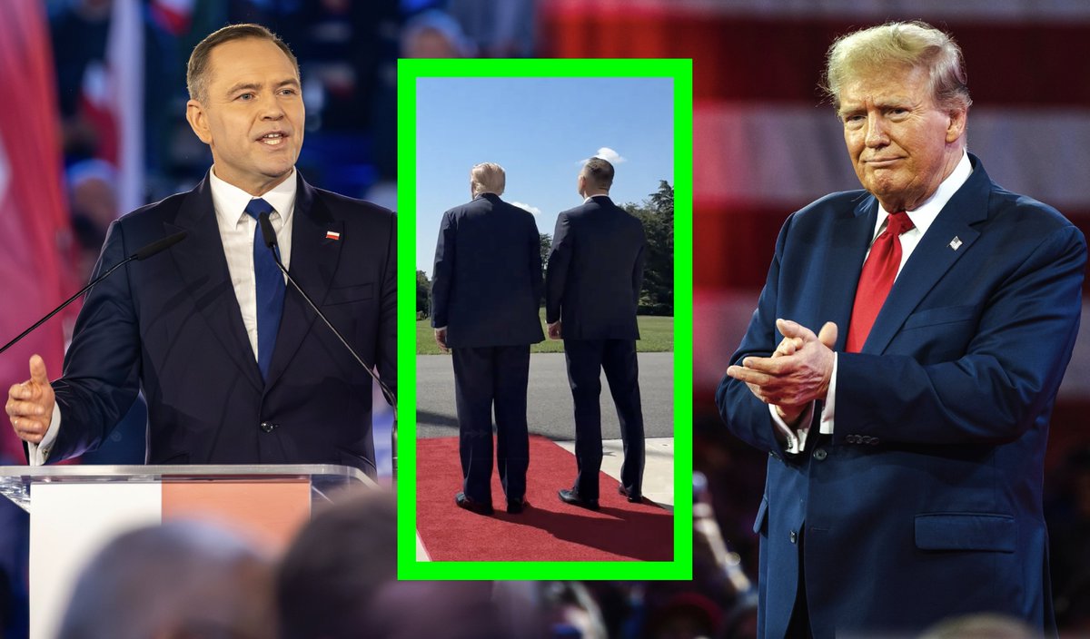 VigilantFox's tweet image. TRUMP OF EUROPE.
President Trump just welcomed Poland’s new populist president Karol Nawrocki to the White House with a gesture NO one saw coming.
Trump then declared: “We’re with Poland ALL the way.”
And Nawrocki dropped a NATO truth bomb that’s putting the EU globalists on…