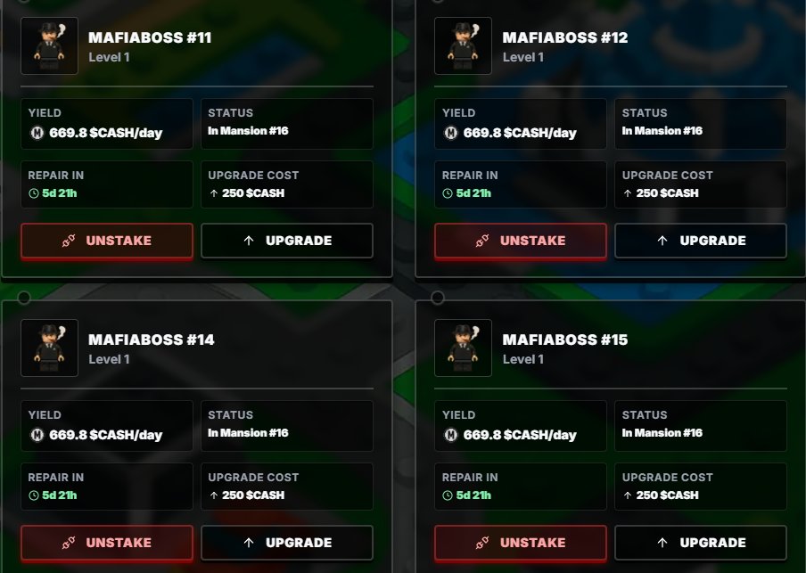 New PONZI live on <a href="/AbstractChain/">Abstract</a>  ❇️

The <a href="/mafiaprinter_/">MAFIA PRINTER</a>  that reminds me of $BIG 👀

BUY a building
BUY mafia and stake
Earn $CASH every day

$CASH 0.09$ / 288k MC now

Show me your team 😍