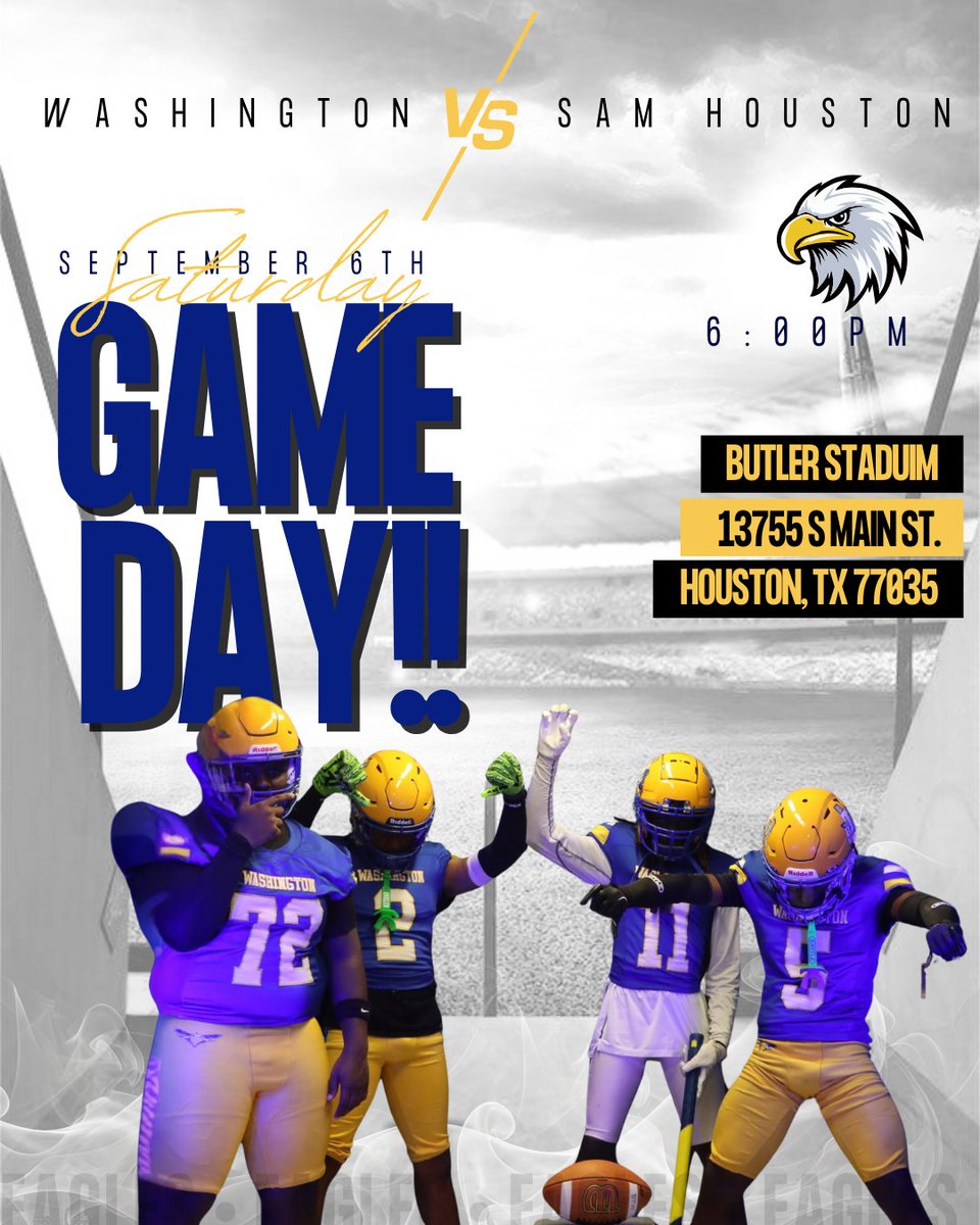 Come out and support your Eagle Football team as we take the field for our 2nd game of the season on Saturday, September 6th at 6:00pm! Let’s pack the stands, bring the energy, and show our players the pride of our school and community.

Your presence makes a difference—see you