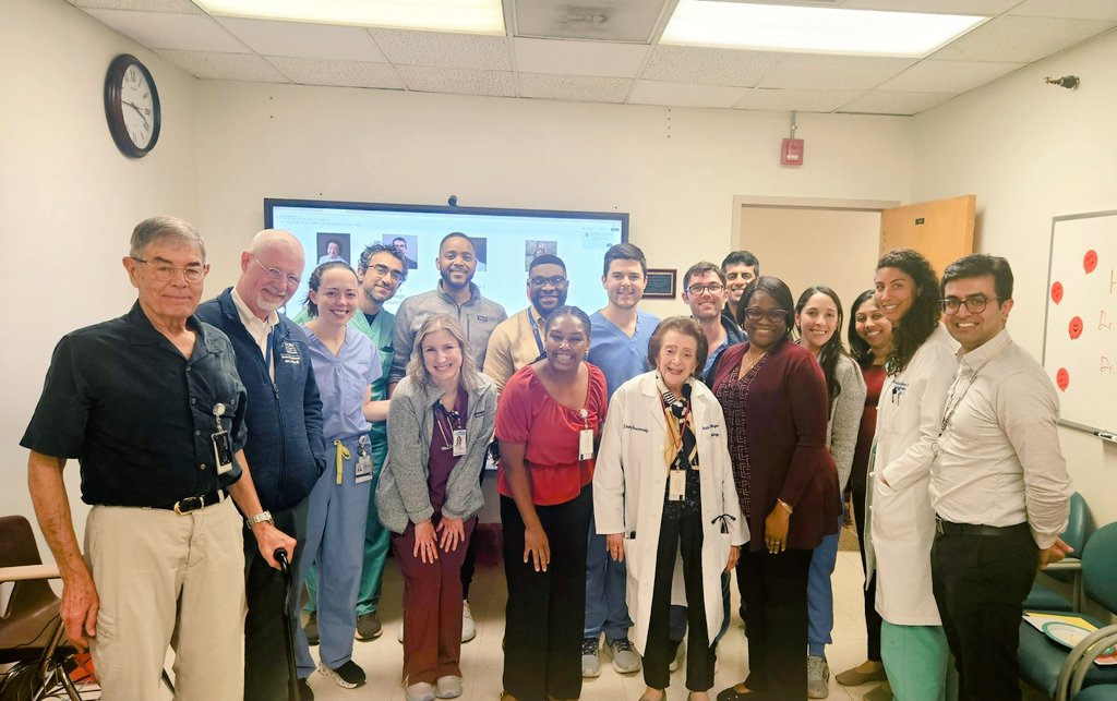 modeldoc's tweet image. It's always a pleasure to celebrate Dr. @NanetteWenger on her birthday @GradyHealth. Happy 95th Birthday🎉🎊 Thank you for your unwavering mentorship, guidance, sponsorship, and support. May this year bring you as much joy and fulfillment as you have given to all of us♥️