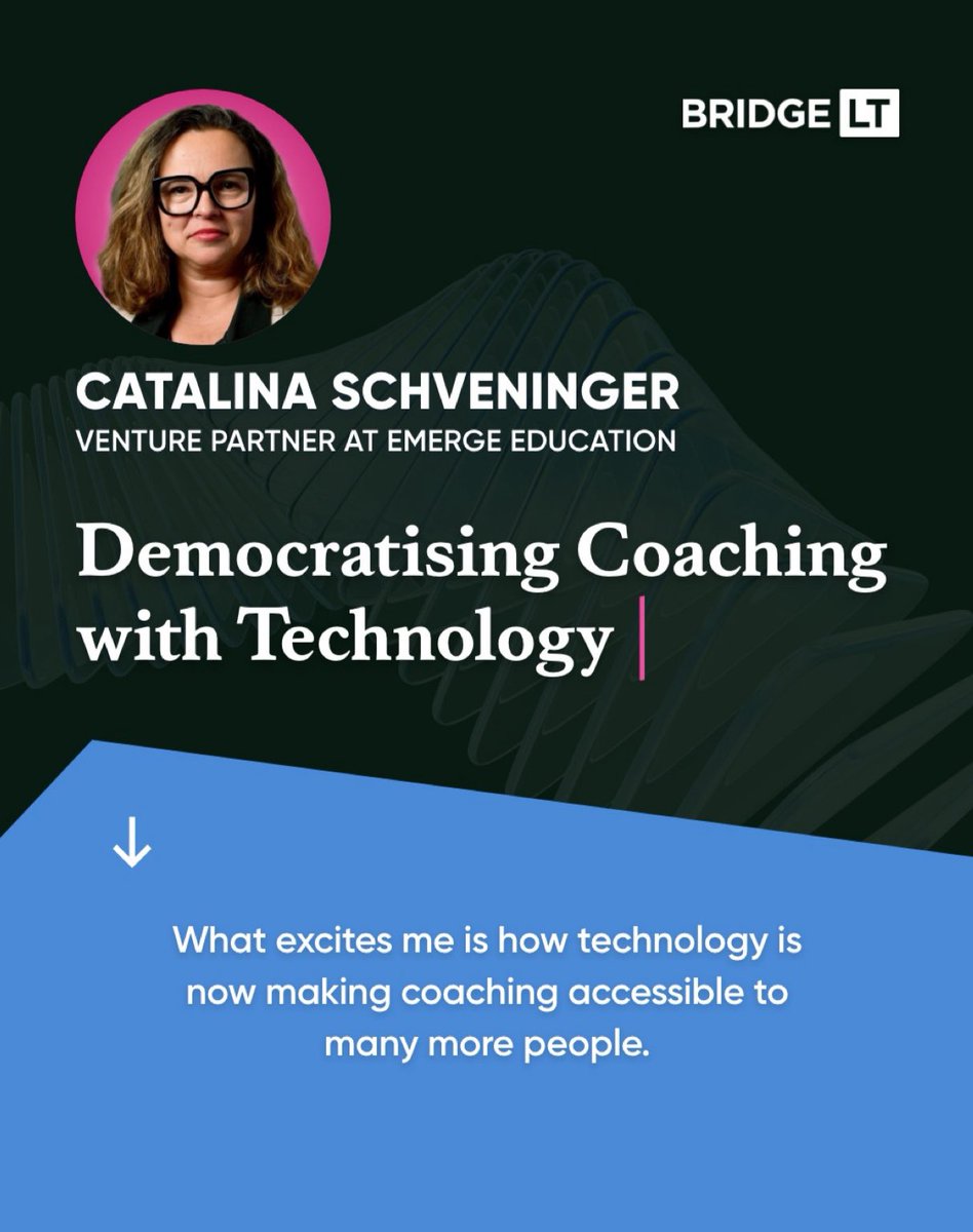 BridgeLearning1's tweet image. Agreed! AI has democratised coaching. Stay tuned for Bridge announcement.