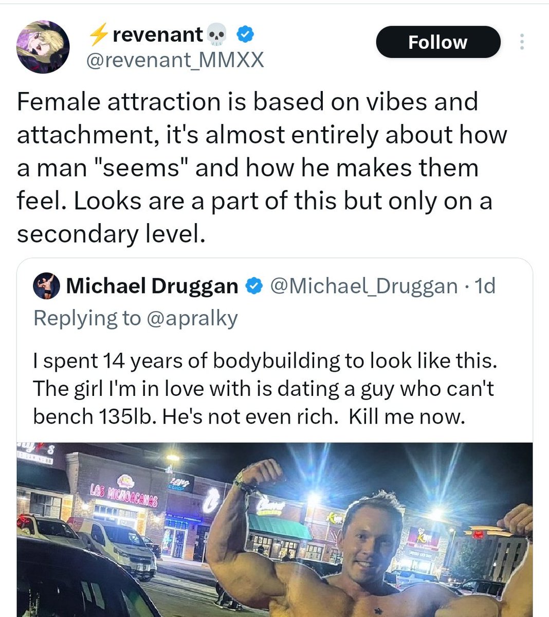 Man who is close to discovering the concept of love but from misogynistic first principles