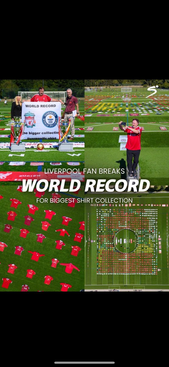 🔴🔥 مشجع لليفربول يدخل موسوعة جينيس بعدما جمع أكبر عدد من قمصان النادي عبر التاريخ! 🏆👕❤️