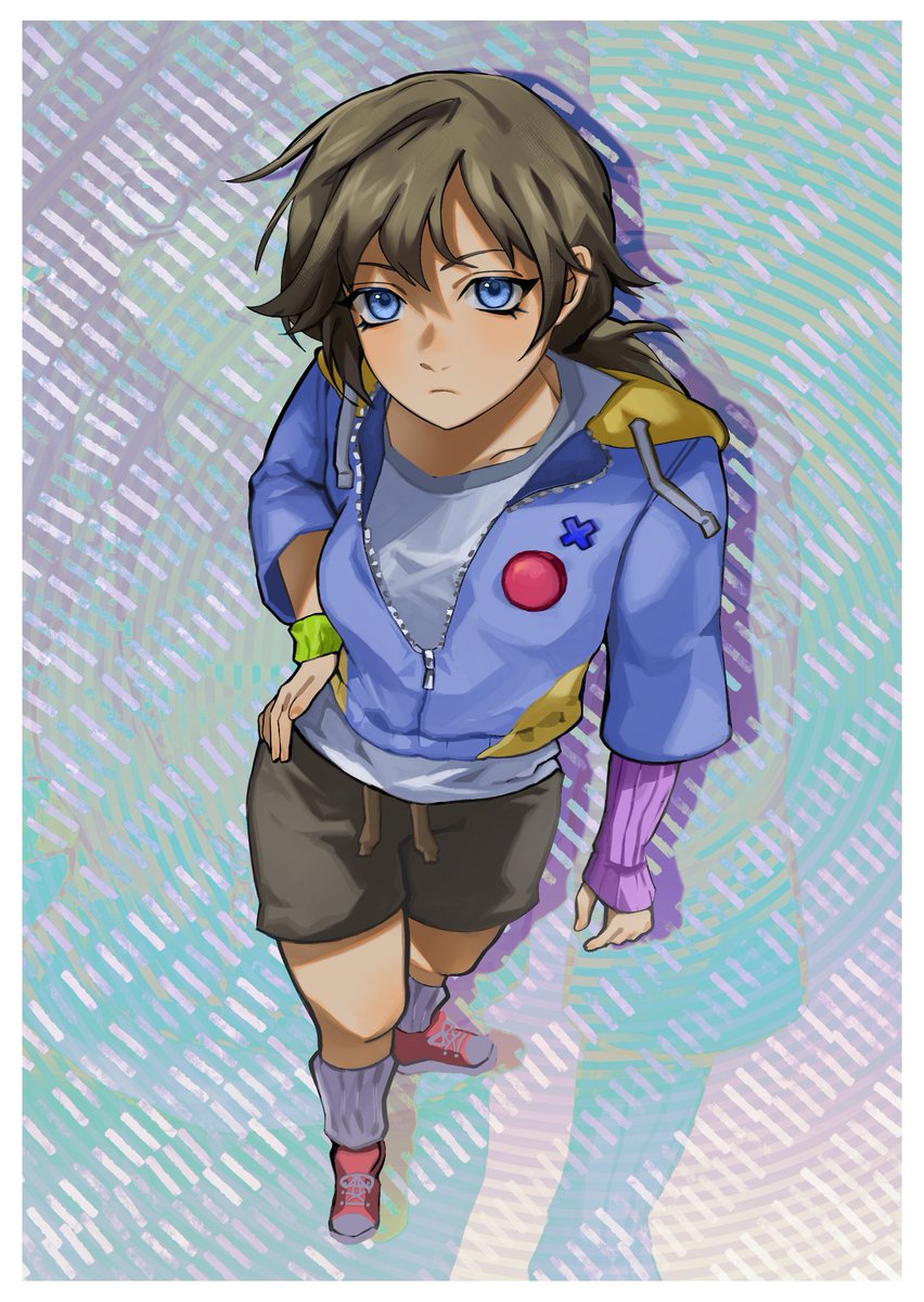 Hypnavoid's tweet image. A while ago, I tried drawing in bird&apos;s-eye view again. I still like it a bit. #digitalart #artist