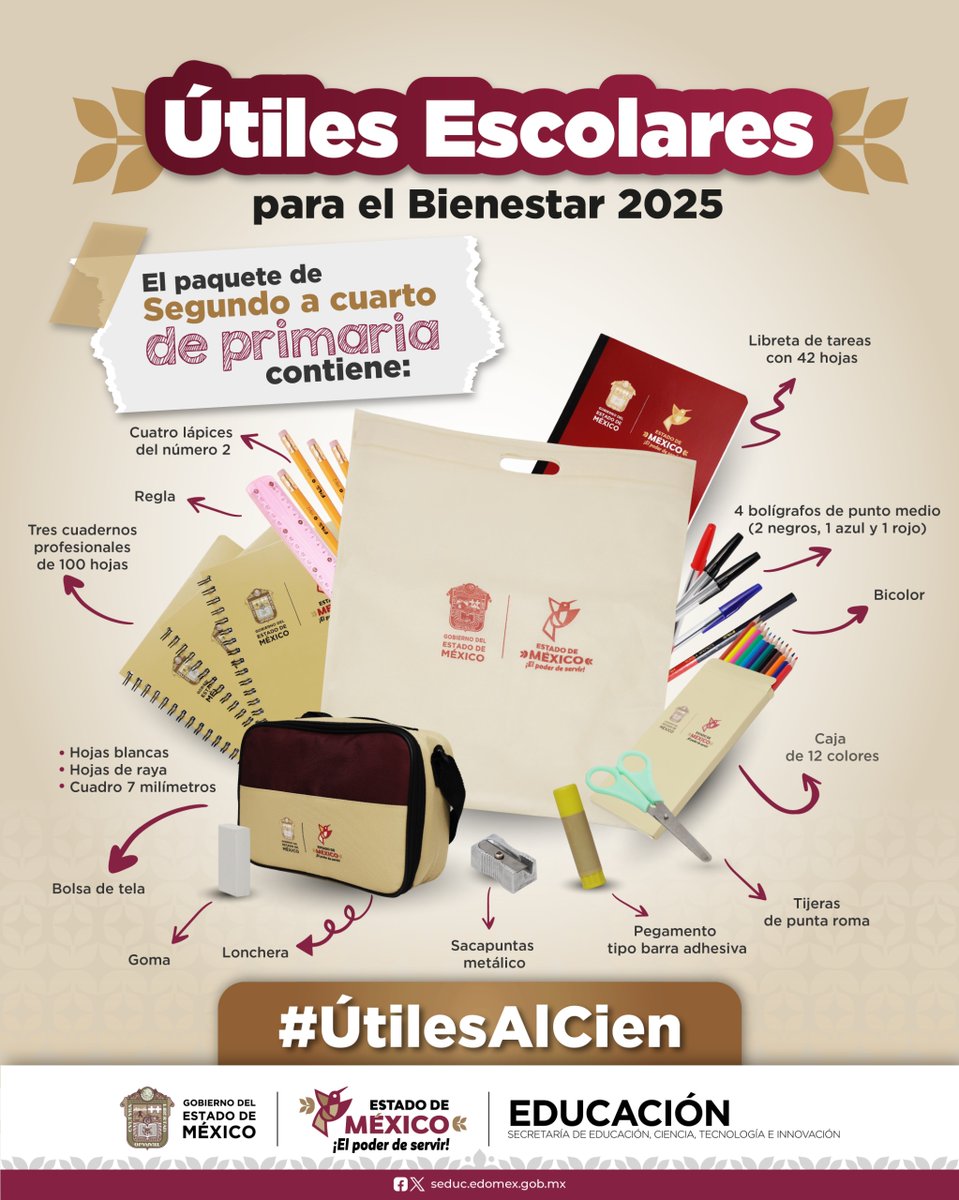 SEIEM (@seiem_) on Twitter photo 🎒 #RegresoAClases | ¡Más de 2.8 millones de paquetes de #ÚtilesEscolaresEdoMex ya están en manos de estudiantes mexiquenses!
<a href="/SeducEdoMex/">Educación, Ciencia, Tecnología e Innovación</a>
<a href="/Edomex/">Gobierno del Estado de México</a>
#Bienestar #ÚtilesEscolares #ÚtilesAlCien 🎒 #RegresoAClases | ¡Más de 2.8 millones de paquetes de #ÚtilesEscolaresEdoMex ya están en manos de estudiantes mexiquenses!
<a href="/SeducEdoMex/">Educación, Ciencia, Tecnología e Innovación</a>
<a href="/Edomex/">Gobierno del Estado de México</a>
#Bienestar #ÚtilesEscolares #ÚtilesAlCien
