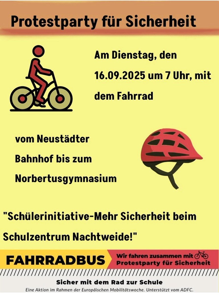 Thorsten Giefers (@giefers) on Twitter photo Ich freue mich auf den #Fahrradbus am 16.09.2025. die Schüler*innen brauchen mehr Sicherheit. <a href="/Ottostadt/">Ottostadt Magdeburg</a> #Magdeburg sitzt das Problem einfach aus. Wie so häufig. Ich freue mich auf den #Fahrradbus am 16.09.2025. die Schüler*innen brauchen mehr Sicherheit. <a href="/Ottostadt/">Ottostadt Magdeburg</a> #Magdeburg sitzt das Problem einfach aus. Wie so häufig.
