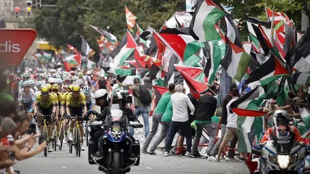 Lo de la Vuelta a España sólo tiene una solución y todos sabemos cuál es!!!!
#IsraeliWarCrimes