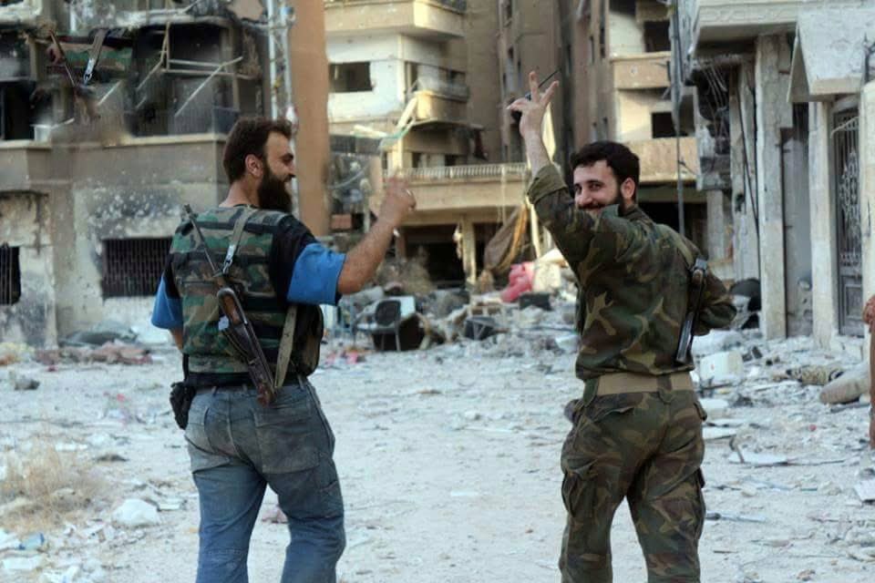 من باشروا طريق النصر بجهادهم وشهادتهم
داريا أخوة العنب والدم 💚🍇