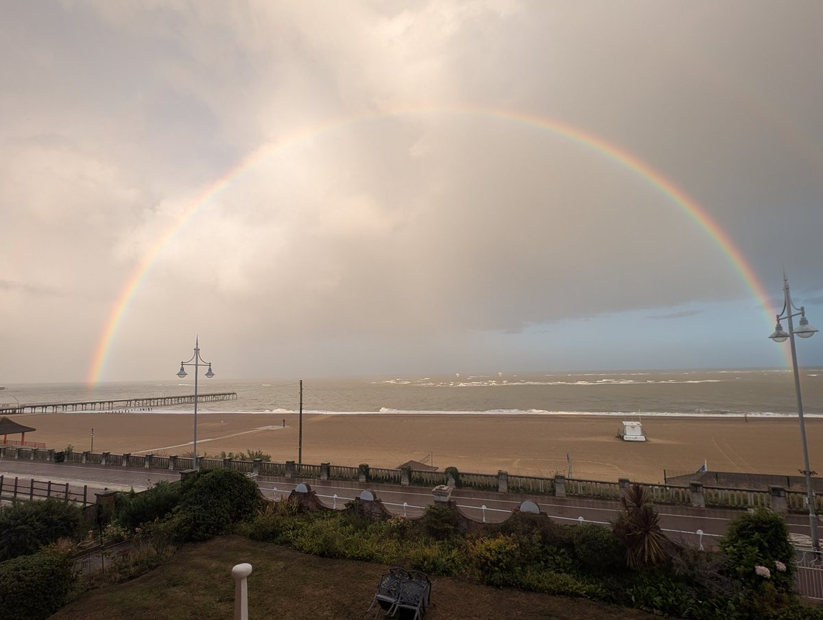 Don't worry! Everything will be alright! 
As evidence here's a rainbow over Britain's most easterly point, Lowestoft.