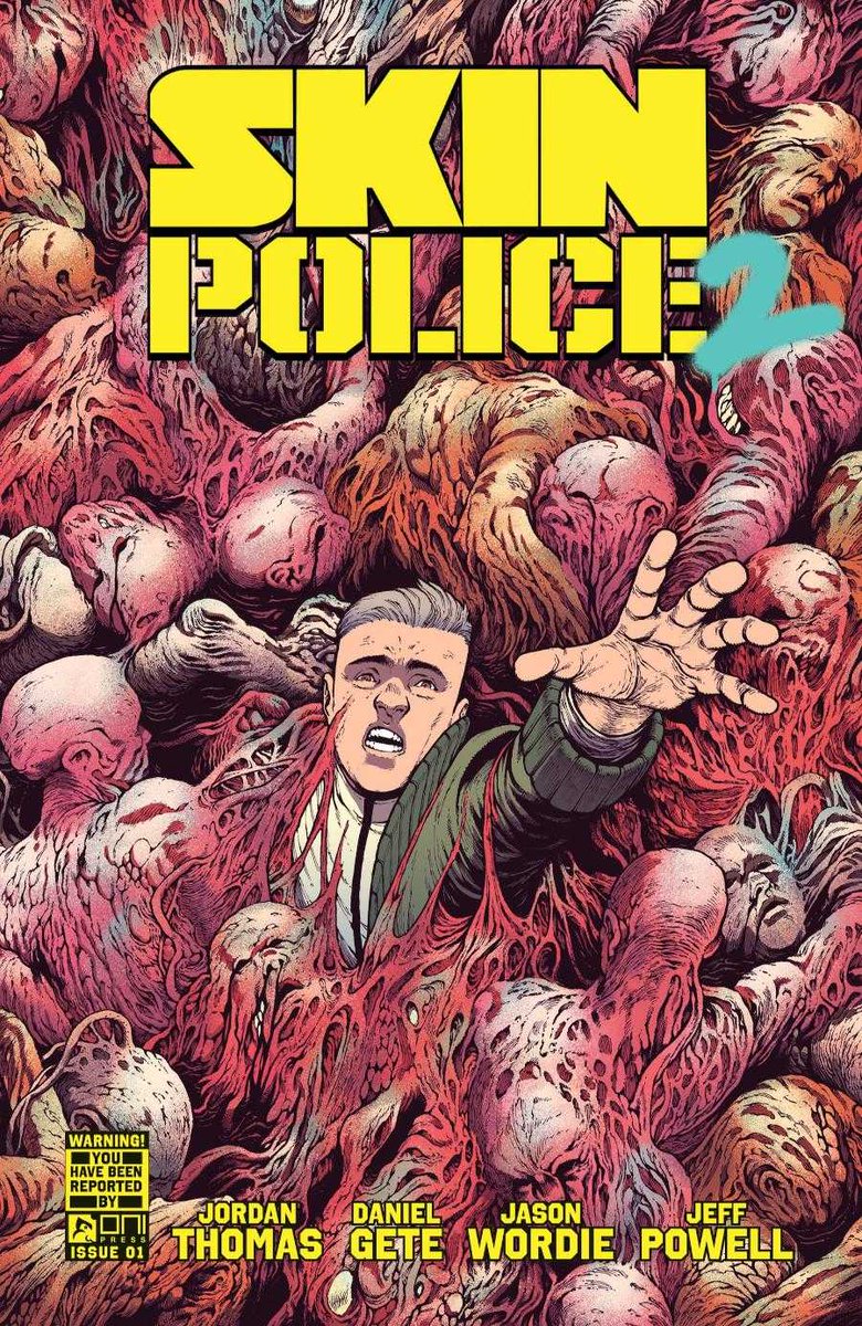 Jordan_J_Thomas's tweet photo. Skin Police 2 #1 on shelves today!
Stunning set of covers from a wonderful group of artists.
A - series artist Daniel Gete
B - @jfornes74
C - Alison Sampson
D - @ClaraMeath
@OniPress #comics #comicbooks #sciencefiction #sciencefictionart #scifi #scifiart #sciencefictionwriter https://t.co/JbHFV8UYpp