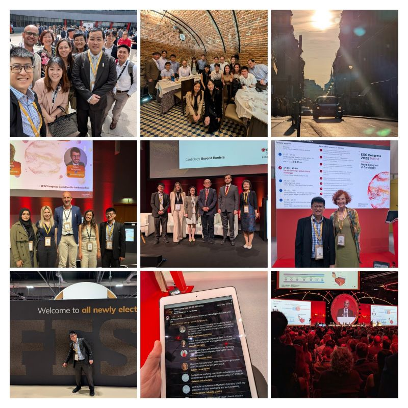 Ching-Hui SIA (@chinghuisia) on Twitter photo An inspiring #ESCCongress2025 in Madrid. Grateful to reconnect, learn, and contribute. Proud of our 14 presentations spanning AF, HF, imaging & brain-heart links. Until next time, <a href="/escardio/">European Society of Cardiology</a>! <a href="/NUHCS/">NUHCS - National University Heart Centre,Singapore</a> <a href="/NUSMedicine/">Yong Loo Lin School of Medicine</a> <a href="/StroCarCollab/">StroCar: elucidating heart-brain interactions</a> An inspiring #ESCCongress2025 in Madrid. Grateful to reconnect, learn, and contribute. Proud of our 14 presentations spanning AF, HF, imaging & brain-heart links. Until next time, <a href="/escardio/">European Society of Cardiology</a>! <a href="/NUHCS/">NUHCS - National University Heart Centre,Singapore</a> <a href="/NUSMedicine/">Yong Loo Lin School of Medicine</a> <a href="/StroCarCollab/">StroCar: elucidating heart-brain interactions</a>