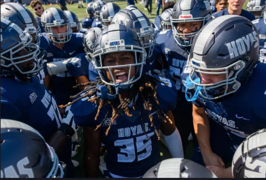 Thank you <a href="/HoyasFB/">Georgetown Football</a> for the game day invite!