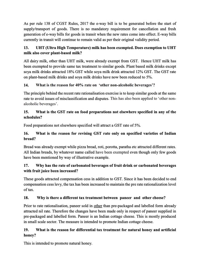DDNewslive's tweet image. Frequently Asked Questions (FAQs) on the decisions of the 56th #GSTCouncil held in New Delhi.

@nsitharaman @FinMinIndia @GST_Council @MIB_India #GSTCouncilMeeting #GSTCouncilMeet #NextGenGST