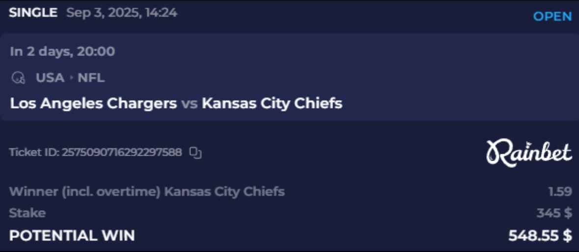 Daily Chiefs (@daily_chiefs_) on Twitter photo It’s almost here. 206 days of waiting… just 2 more to go 👀🔥
Call it revenge. Call it a chip on their shoulder. Call it whatever you want — the Chiefs have been locked in on this moment for months.
Statement game coming FRIDAY. 🏆
<a href="/rainbetcom/">Rainbet.com</a> #ad It’s almost here. 206 days of waiting… just 2 more to go 👀🔥
Call it revenge. Call it a chip on their shoulder. Call it whatever you want — the Chiefs have been locked in on this moment for months.
Statement game coming FRIDAY. 🏆
<a href="/rainbetcom/">Rainbet.com</a> #ad