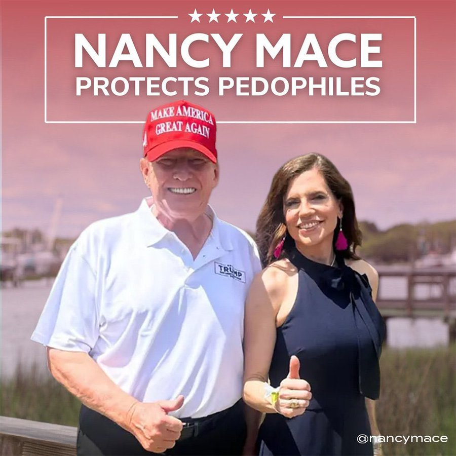 RosebudDana's tweet photo. @AuntSassyAss @NancyMace And there it is, the expected #GOPedoprotector spin-zone on both-sidesing like the shameless 2-faced narcissist you are. You chose endorsement of #HeathenFelonPedoRaperTrump over TRULY "I stand with" advocacy. THAT is your legacy & shall be your final soul comeuppance with *GOD. https://t.co/9ehvNhc0i5