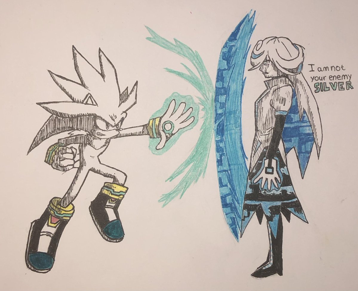 I immediately fell in love with this idea of Silver meeting Sage in the future

#SilverTheHedgehog #SageRobotnik