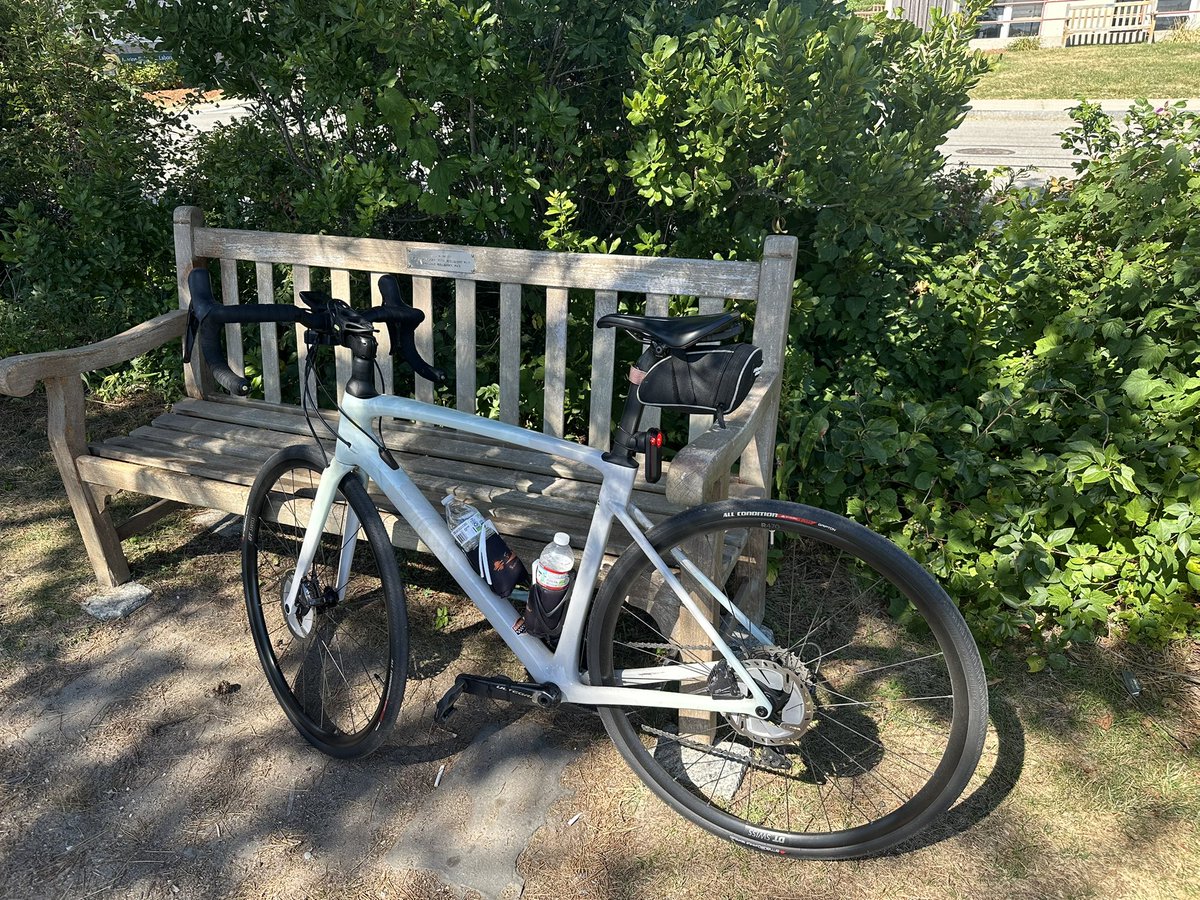 SunriseBiker's tweet photo. 92 miles in #HowFarWillIGo for @GreatCycleC Time for a break, nice shade and a breeze😊#cycling https://t.co/cFGRHceFVf