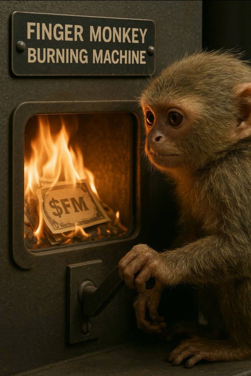 ApexCrypto33's tweet photo. Today #FingerMonkeys treasury officially completed its first buy &amp; burn of #FM successfully removing🔥1,005,635🔥#FM off the market. This wouldn’t be possible without holding the #Bonds that were purchased by the #FM treasury from #DexFi giving us access to #RealYield to deploy. https://t.co/GJ0mFNyiQb