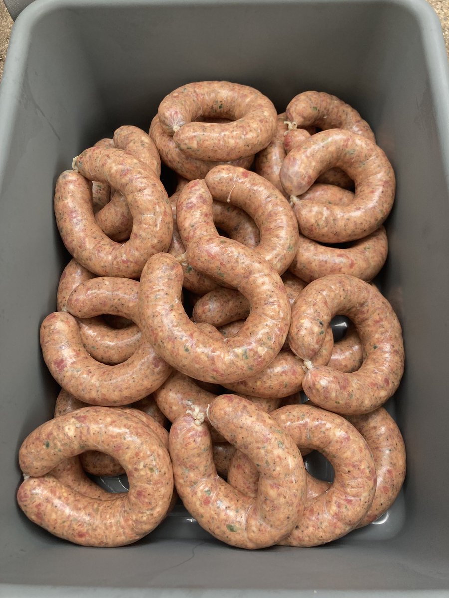 hojolax's tweet photo. @PatBoyle44 #boylebestbites 14 pounds of central Texas sausage for the games last weekend https://t.co/MAXW67aO7J