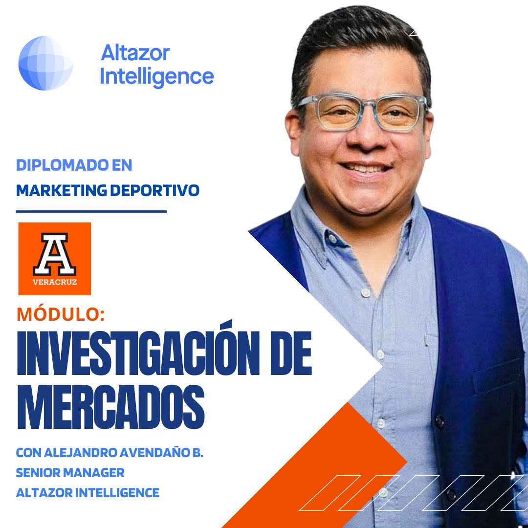 Altazor Intelligence (@altazor_intell) on Twitter photo 🏆 Estamos orgullosos de compartir nuestra experiencia en análisis estratégico y audiencias en el Diplomado en Marketing Deportivo <a href="/AnahuacXalapa/">Anáhuac Veracruz campus Xalapa</a>. El Módulo de Investigación de Mercados será impartido por Alejandro Avendaño <a href="/esquelalex/">Alejandro Avendaño</a>, Senior Manager en #AltazorIntelligence. 🏆 Estamos orgullosos de compartir nuestra experiencia en análisis estratégico y audiencias en el Diplomado en Marketing Deportivo <a href="/AnahuacXalapa/">Anáhuac Veracruz campus Xalapa</a>. El Módulo de Investigación de Mercados será impartido por Alejandro Avendaño <a href="/esquelalex/">Alejandro Avendaño</a>, Senior Manager en #AltazorIntelligence.