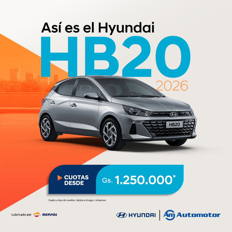 Automotor_py's tweet photo. ¡El HB20 tiene todo lo que estás buscando! 
Economía, practicidad, tecnología y seguridad.
Adquirí el tuyo hoy mismo.