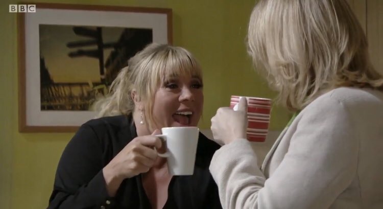 cackling at nicola still passing the drink around like nothing’s happened

#EastEnders
