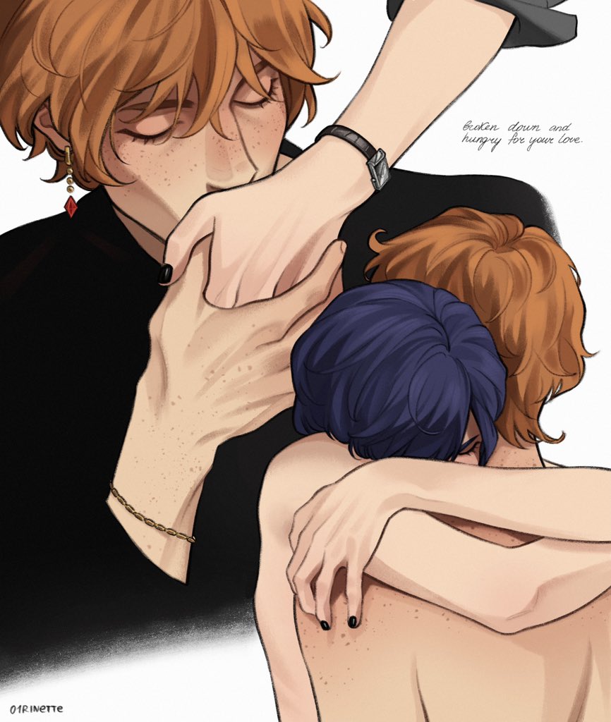 my kingdom for a kiss upon his shoulder 
#chiscara