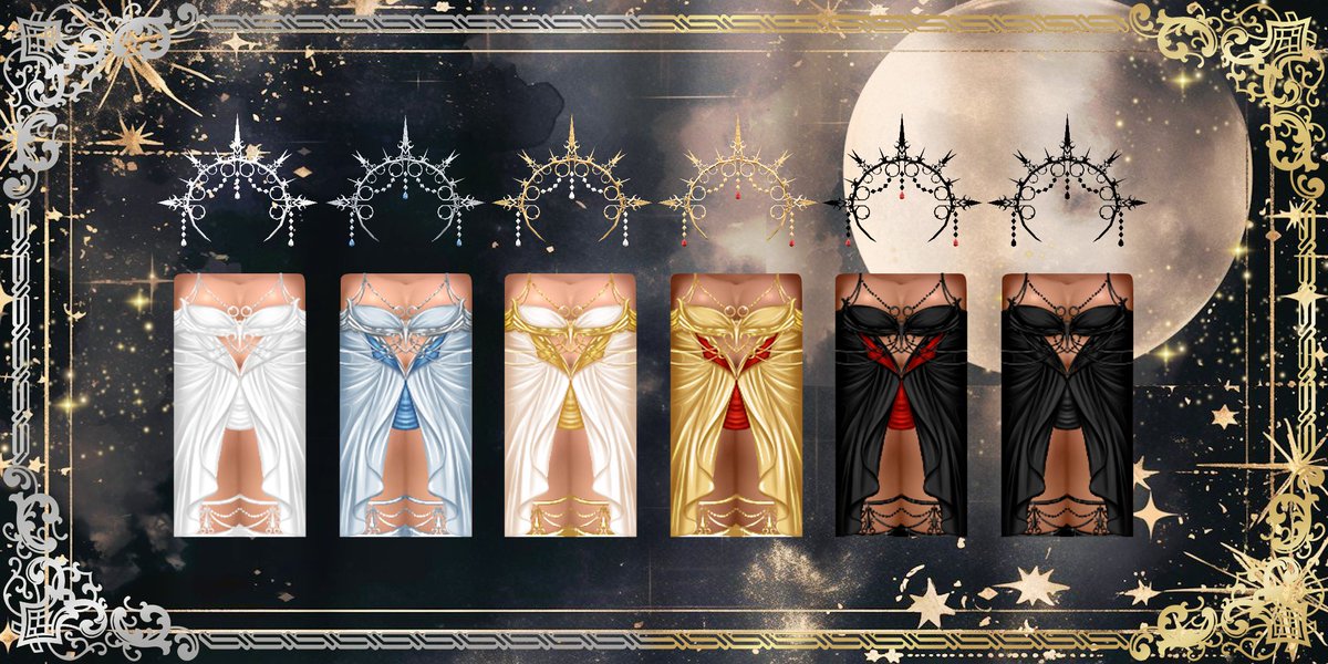 maokyi's tweet image. ° ⋆✨ Royal Scissor Headpiece and Outfits! 🌙 ° ⋆
Shop here! ↓ˏˋ °
roblox.com/communities/54…
#Roblox #RobloxUGC #RobloxDesigner #RobloxDev #RobloxOutfit