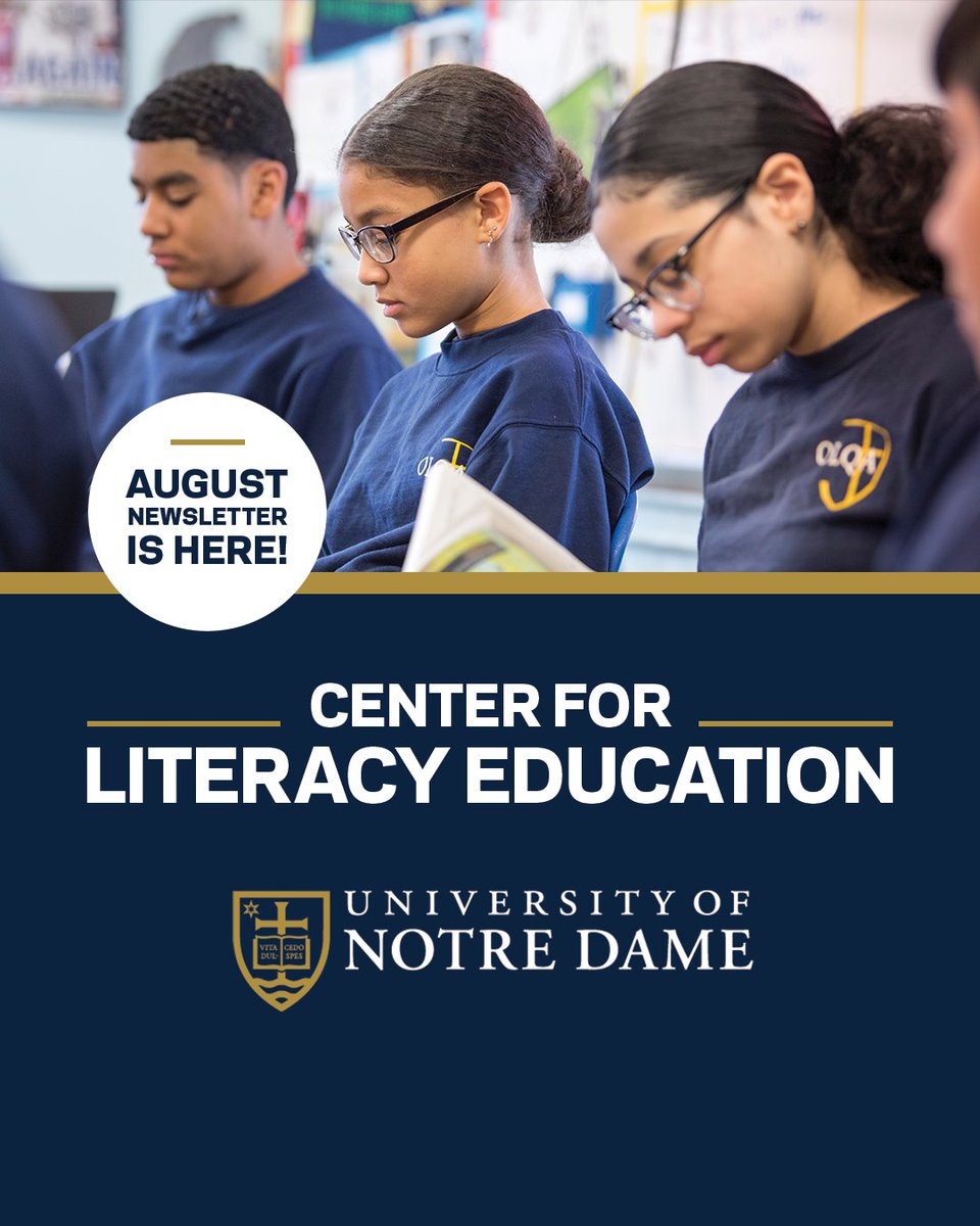 We hope you had a great summer! In case you missed our August newsletter, here it is! mailchi.mp/nd/cle-may-202… <a href="/ieiatnd/">IEIatND</a> <a href="/ACEatND/">ACE at ND</a> <a href="/ernestmorrell/">Ernest Morrell</a>