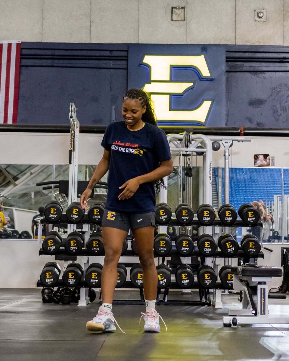 ETSU_WBB's tweet photo. preseason grind ⚙️💪🏼

#GoBucs | #FaithfulForForty https://t.co/L2Eh6Fe8B8