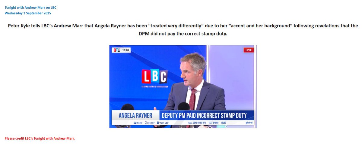 JackElsom's tweet photo. Peter Kyle among those tonight saying Angela Rayner has been "treated very differently" due to her "accent and background", and that a "Tory MP who was born in wealth" would not be getting such scrutiny.
Tell that to Boris Johnson, Nadhim Zahawi, Owen Patterson and all the Tories who were rightly scrutinised during the previous government.