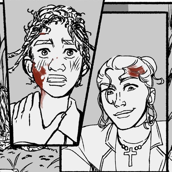 about to turn up the heat in issue 7 are you caught up?? 
(and by heat I of course mean awkward lesbian tension)