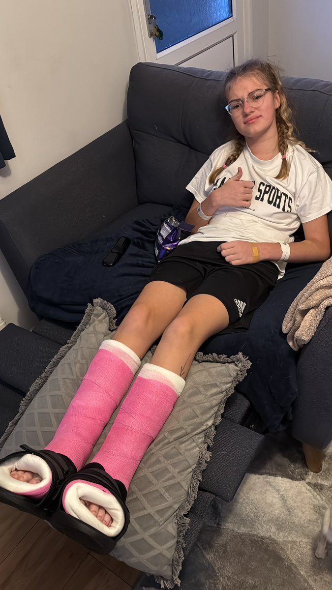 Home with my feet up!