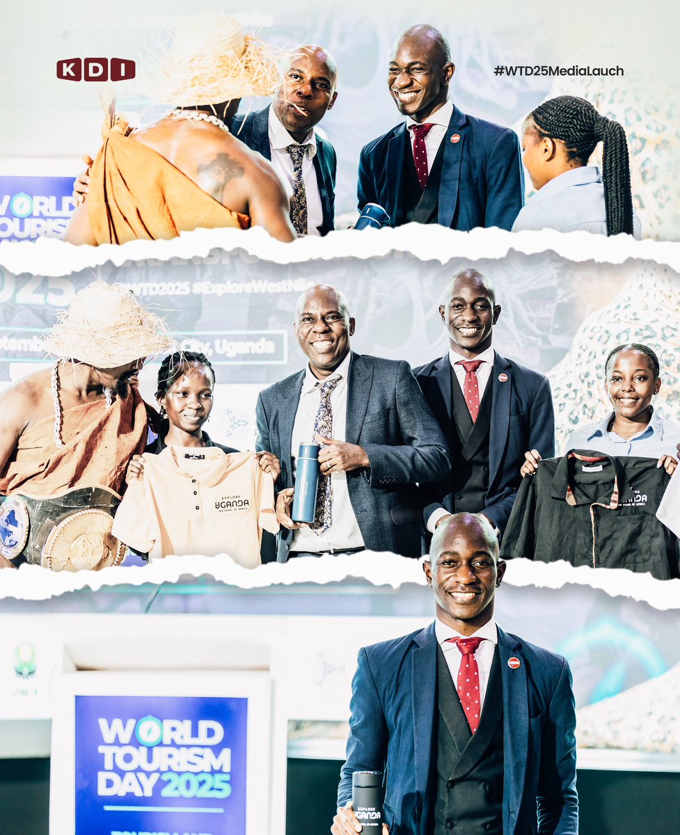 Thank you to Shadrack Kiiza, our Assistant Chief Operations Officer, for representing our Creative Director, <a href="/edwin_kavuma/">KAVUMA EDWIN</a> at the World Tourism Day 2025 Media Launch. 

Proud of the teamwork driving <a href="/KDIdesignagency/">KDI Design Agency</a> forward.

#WTD2025 #KDI2025