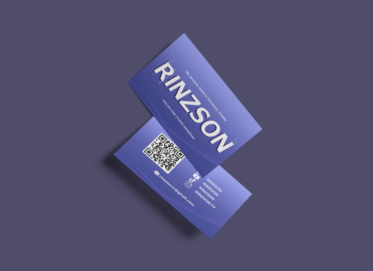 a simple business card design for <a href="/rinzson/">Jason</a> 
an IRL Canadian streamer~